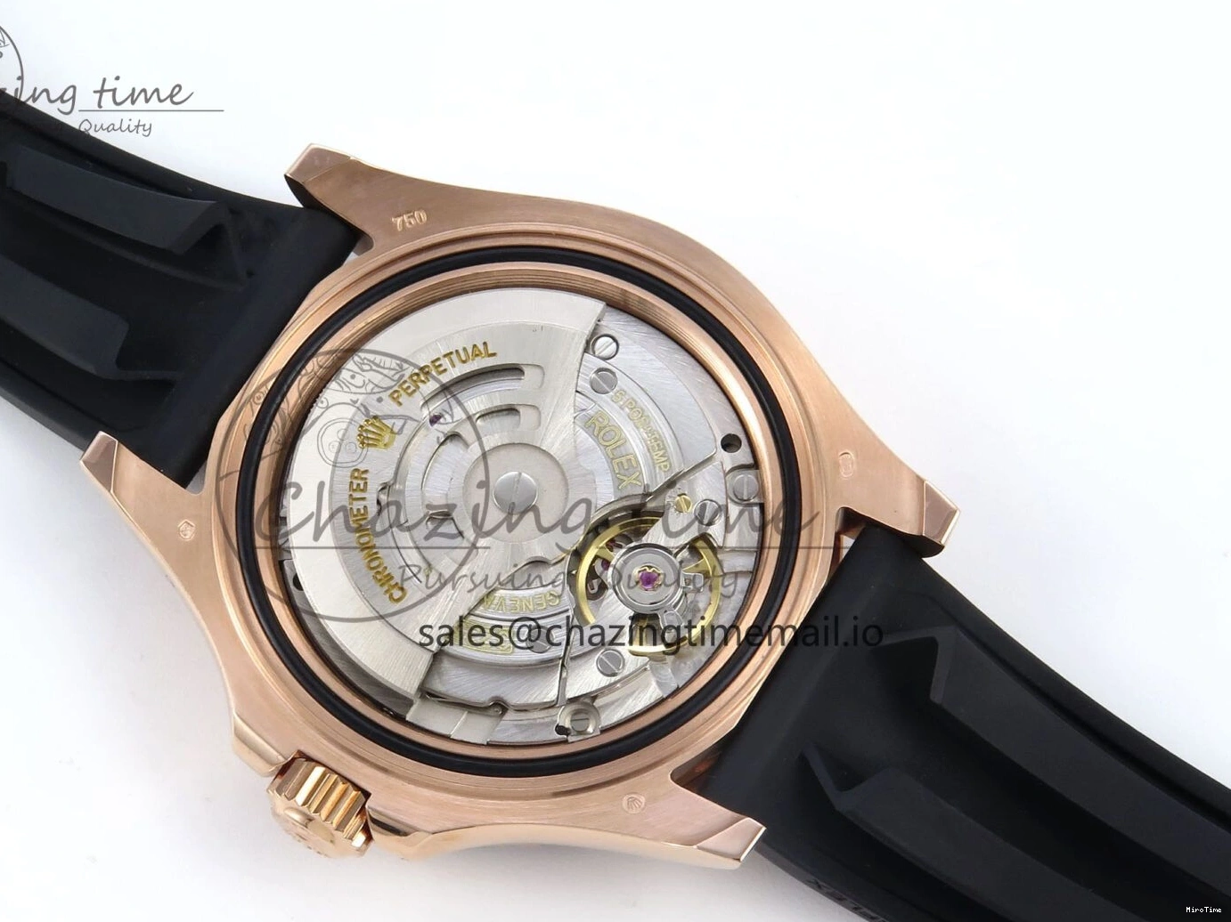 MiroTime 0303 Yacht-Master 40mm 126655 EWEF Best Edition Black Dial on Oysterflex Strap A Sophisticated 787